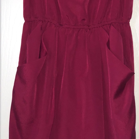 Pink short sleeve ruffle dress - Picture 5 of 6